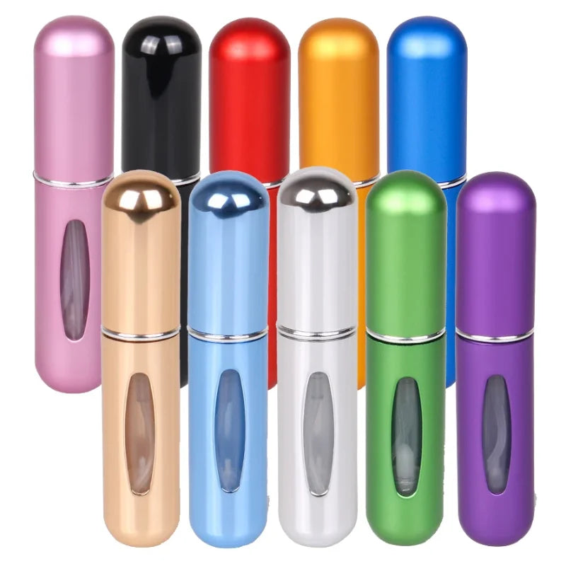 5/10 Stück 5ml Mini Nachfüllbare Parfüm Sprühflasche Reise NOOR08