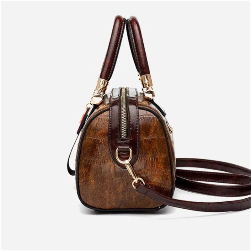Luxus Damen Handtasche | Krokodil PU Leder Tote & Schultertasche NOOR08
