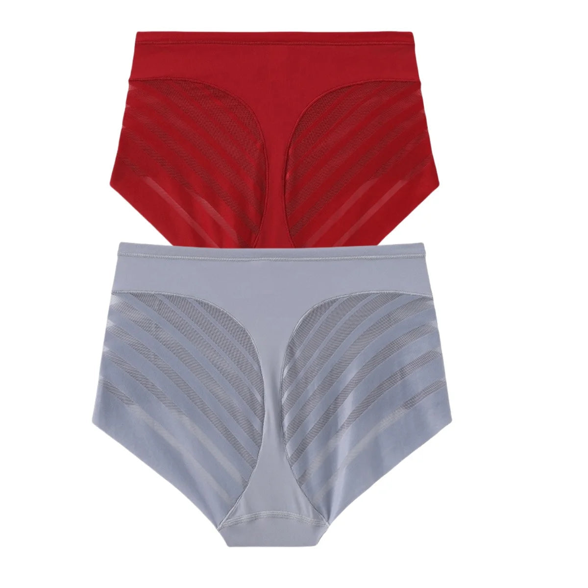 2er-Set: Eis-Seiden-Slip, Damen-Shapewear, hohe Taille NOOR08