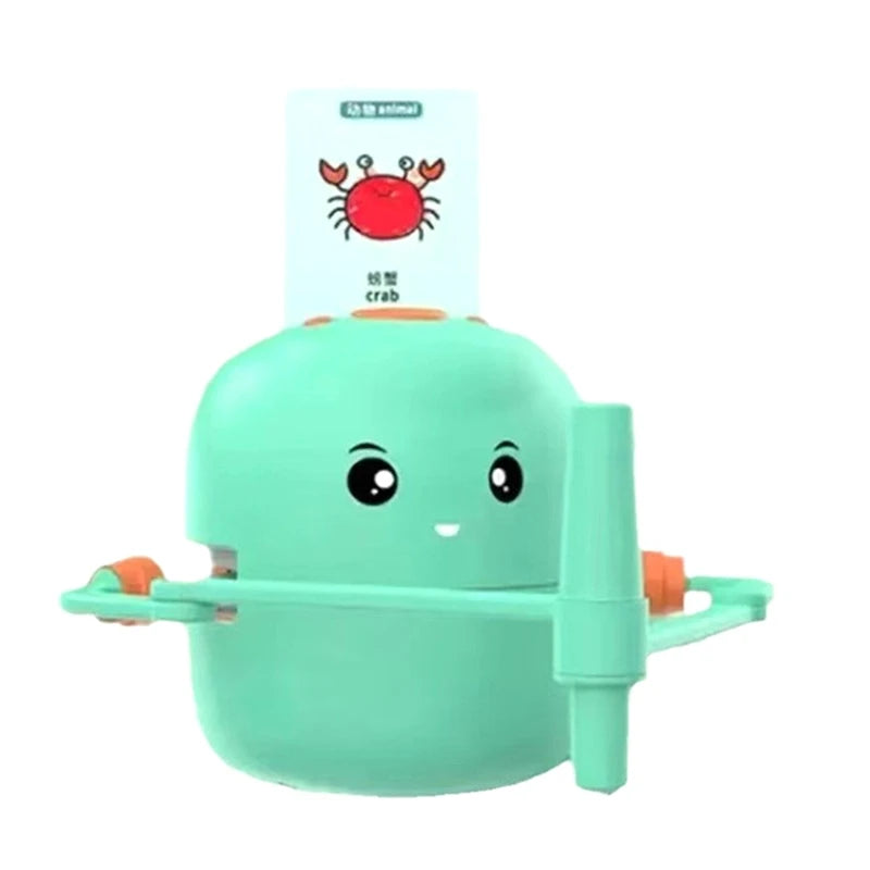 Ein interaktiver Roboter, der Kindern Zeichnen und Buchstaben beibringt. Mit 100 Lernkarten für eine spielerische frühe Bildung von Jungen & Mädchen.

