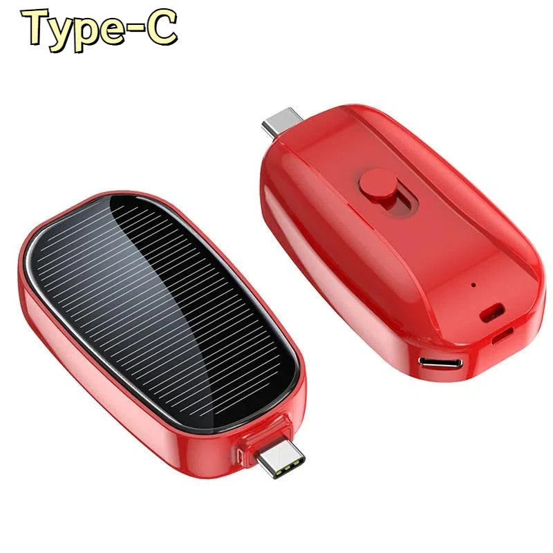 Solar Mini Powerbank Schlüsselanhänger, 1200mAh NOOR08