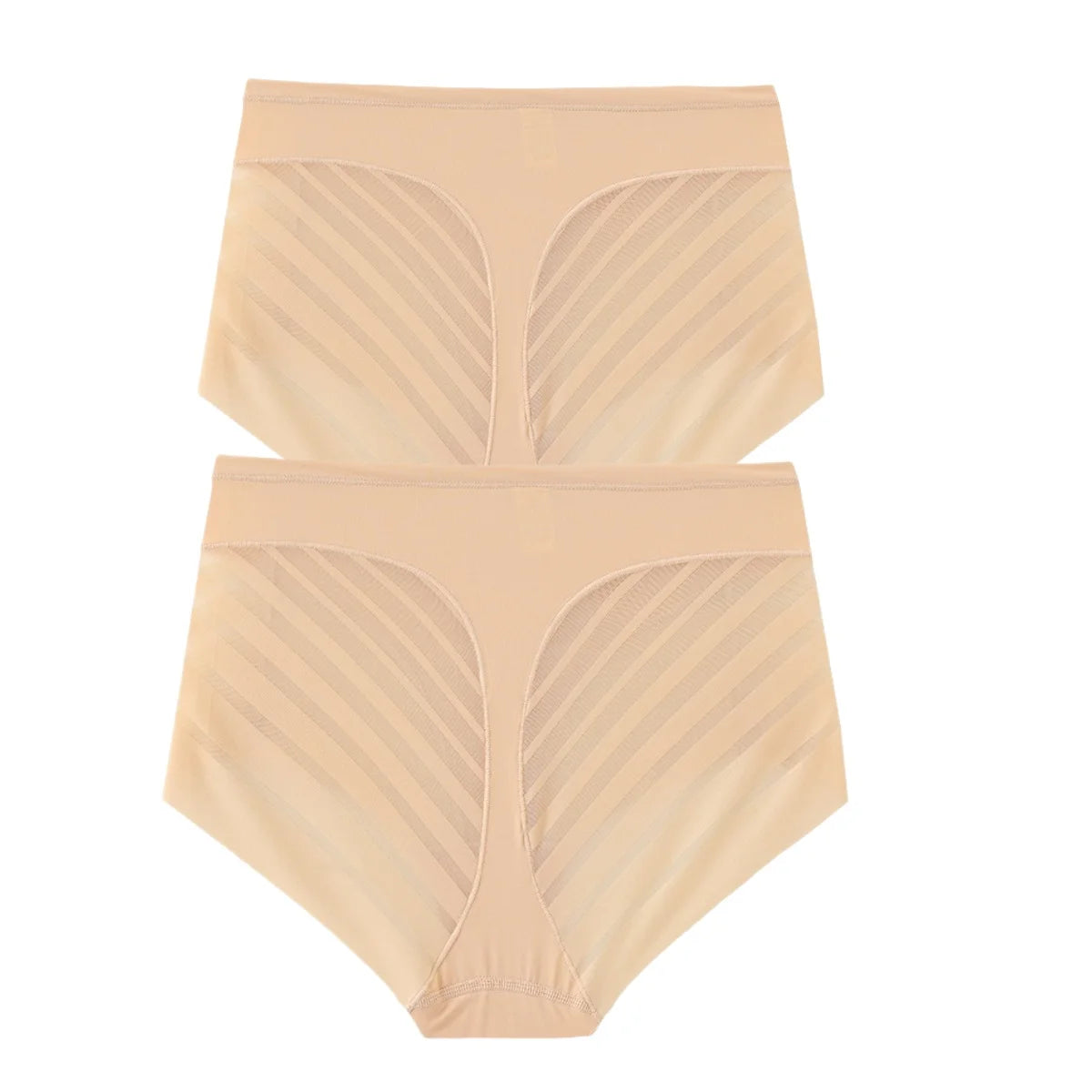 2er-Set: Eis-Seiden-Slip, Damen-Shapewear, hohe Taille NOOR08