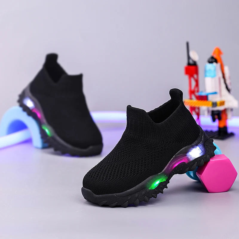 Leucht-Sneaker für Kinder | Atmungsaktive LED-Schuhe NOOR08