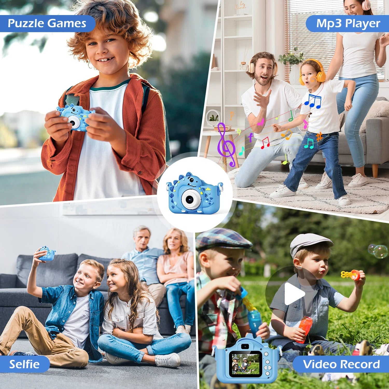 Kinderkamera 1080P HD – Digitale Spielzeugkamera mit 32GB Speicher NOOR08