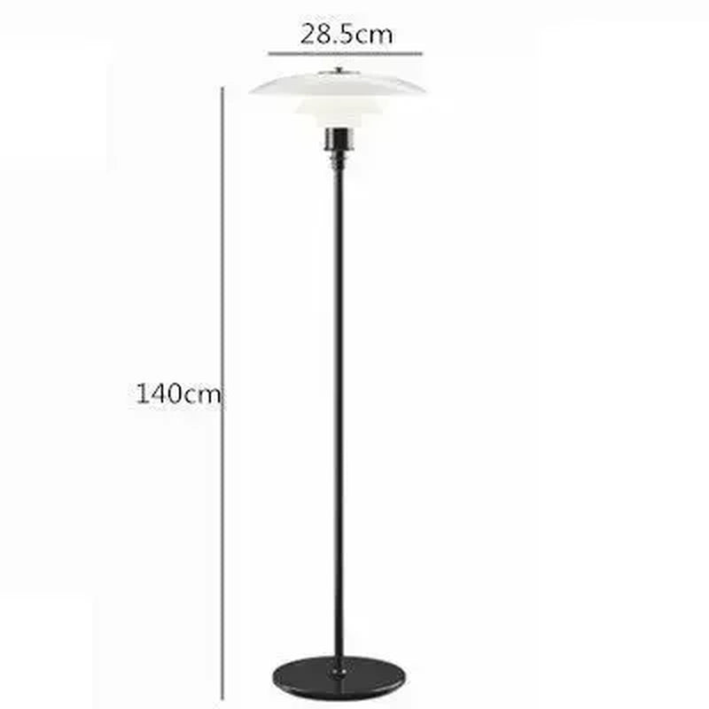 Scandinavian Glass Table Lamp – Modern Minimalist Lighting for Bedroom, Study & Living Room | Danish-Inspired Touch of Elegance