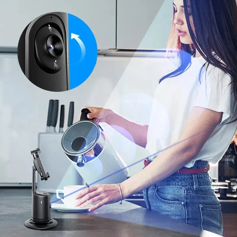 360° Auto Face Tracking Gimbal | KI-gesteuerte Smartphone-Halterung NOOR08
