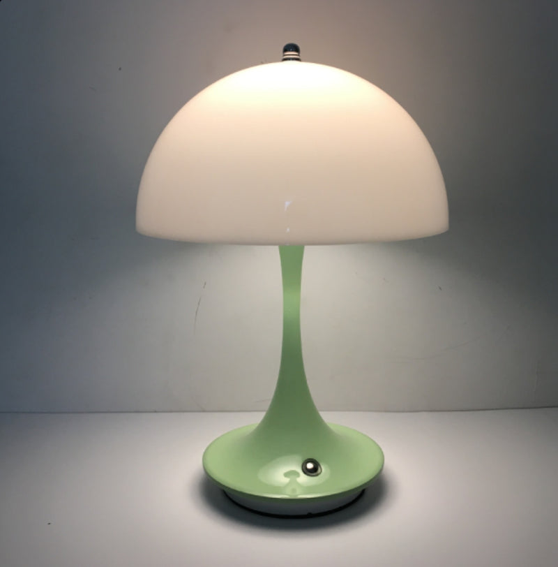 Nordic Style Rechargeable Table Lamp - Retro Design Bedside Study Light" "Scandinavian Retro Table Lamp - Rechargeable Decorative Bedside Light