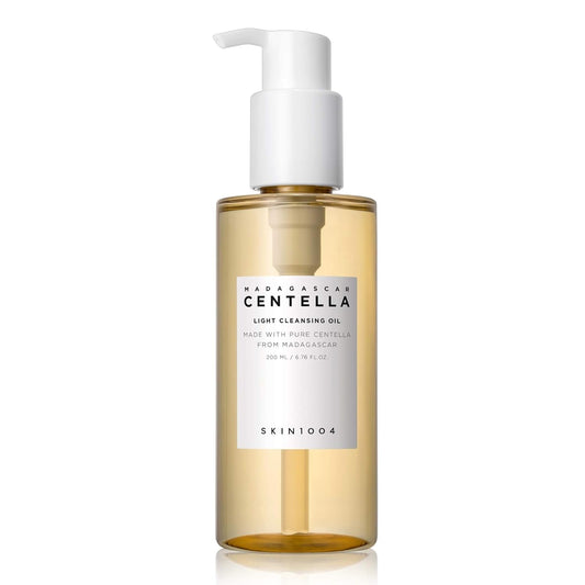 Ein 200ml leichtes Reinigungsöl mit Centella Asiatica. Entfernt sanft Make-up und Unreinheiten, beruhigt die Haut und spendet Feuchtigkeit, ohne ein fettiges Gefühl zu hinterlassen.