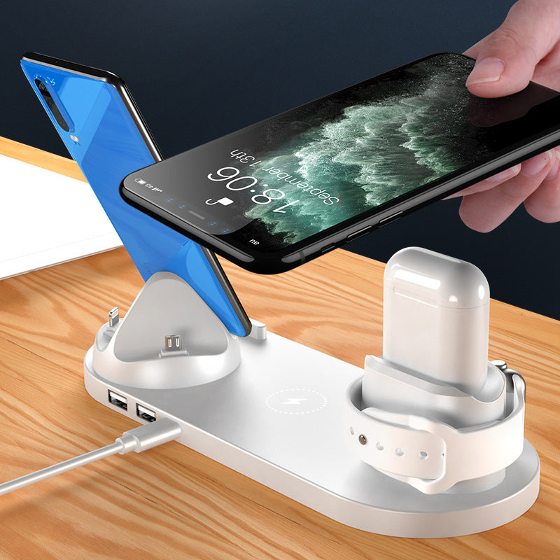6-in-1 Kabelloses Ladegerät | Schnelle Ladestation für iPhone & Watch NOOR08