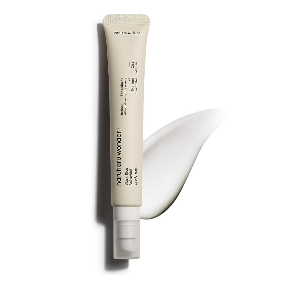 Wonder Black Reis Bakuchiol Augencreme 0,67 Fl.Oz / 20Ml | Anti-Aging, Faltenpflege, Natürliche Retinol-Alternative | Tierversuchsfrei, Ewg-Grün