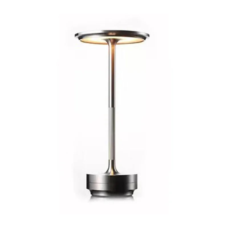 Retro Design LED Desk Lamp - Touch Control USB Rechargeable Night Light