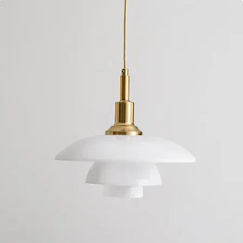 Scandinavian Glass Table Lamp – Modern Minimalist Lighting for Bedroom, Study & Living Room | Danish-Inspired Touch of Elegance