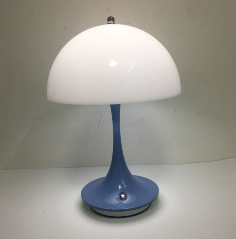 Nordic Style Rechargeable Table Lamp - Retro Design Bedside Study Light" "Scandinavian Retro Table Lamp - Rechargeable Decorative Bedside Light