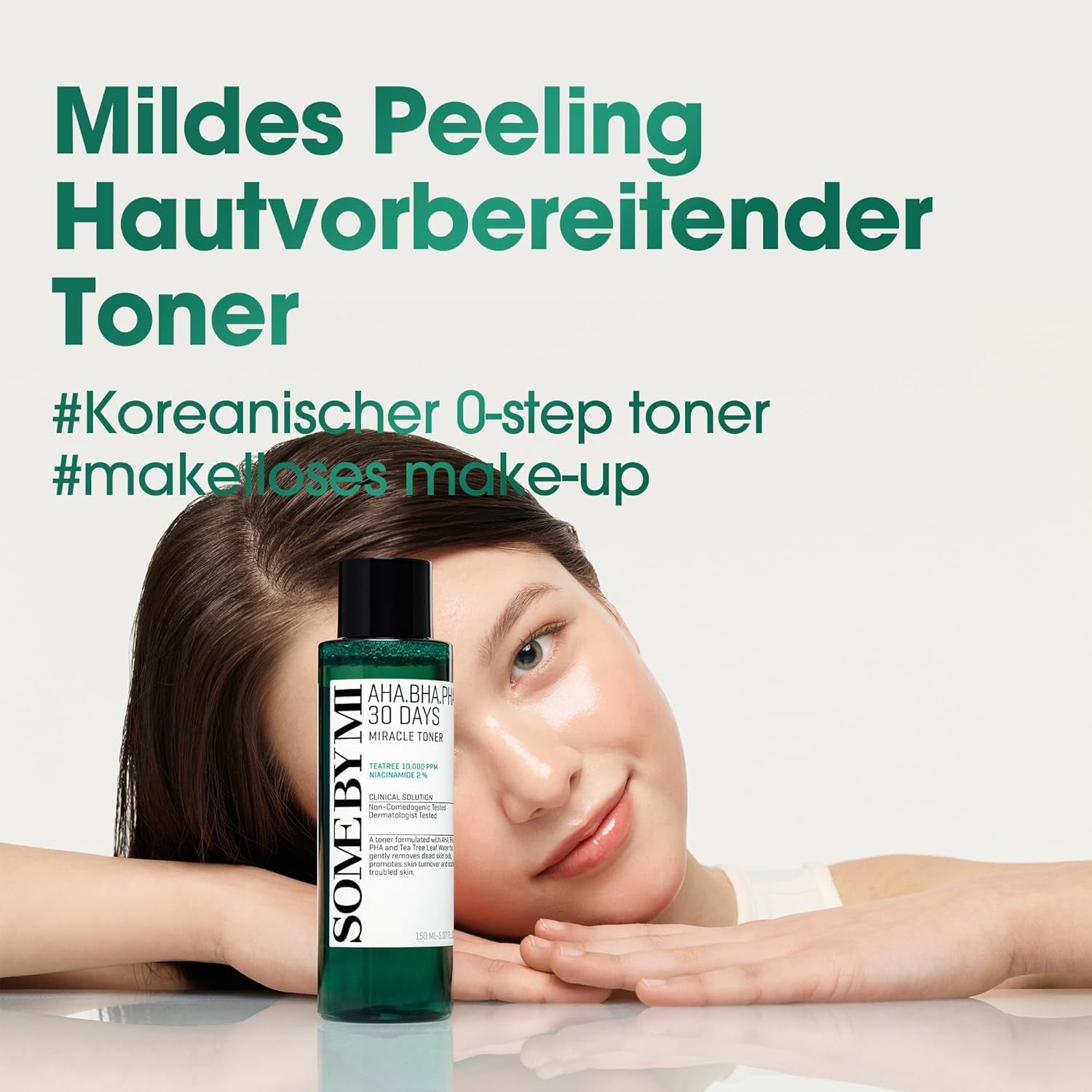 SOME by MI AHA BHA PHA 30 Days Miracle Toner – 150Ml – Exfolierendes Gesichtswasser Mit Salicylsäure Für Alle Hauttypen – Porenpflege & Ölkontrolle Mit 2% Niacinamid – Koreanische Hautpflege