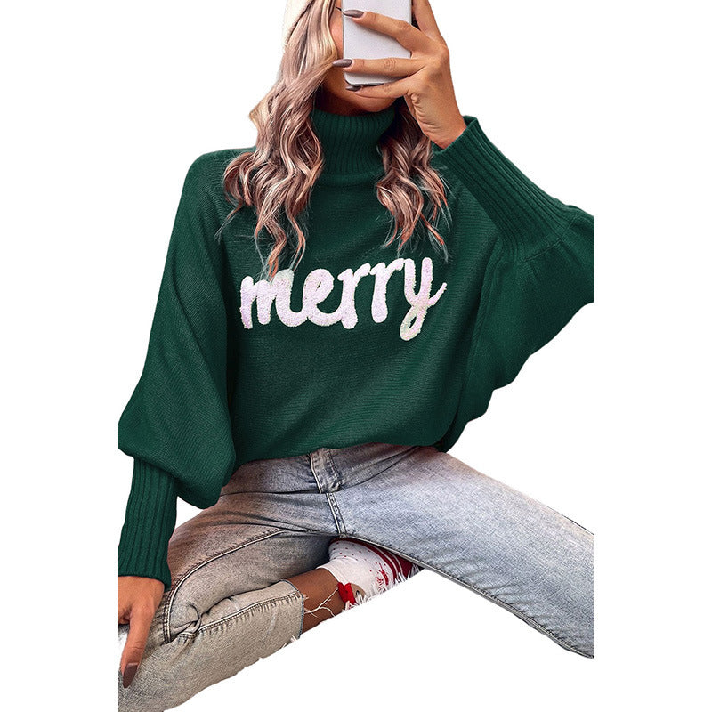 Oversize Damen Pullover bestickt – Warm, Dick & Modisch NOOR08