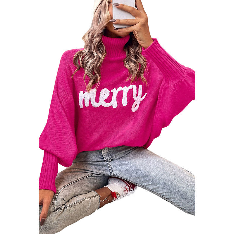 Oversize Damen Pullover bestickt – Warm, Dick & Modisch NOOR08