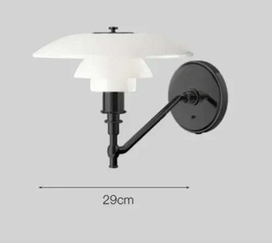 Scandinavian Glass Table Lamp – Modern Minimalist Lighting for Bedroom, Study & Living Room | Danish-Inspired Touch of Elegance