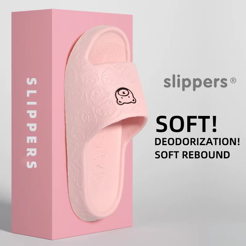 Women's Non-Slip EVA Indoor Slippers - Bathroom Home Sandals