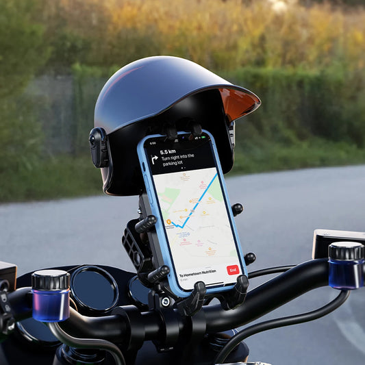 Motorcycle Helmet Phone Umbrella - Rainproof Mini Phone Holder Sun Shade