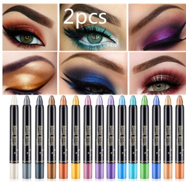 Perlmutt Lidschattenstift Wasserdicht, 15 Farben, Langanhaltend NOOR08