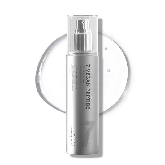 [MIZON] 7 VEGAN PEPTIDE BOOSTER SERUM (150Ml) Koreanische Pflege – Glas-Haut in 7 Sekunden – Porenreduzierung – 7 Lösungen Gegen Hautunregelmäßigkeiten – Hydratiert & Verleiht Ihrer Haut Neuen Glanz