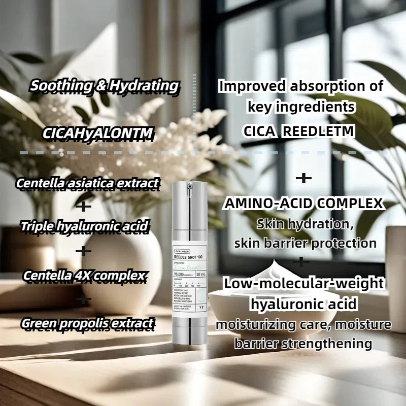 [K-Beauty] VT COSMETICS CICA Reedle Shot 700 Essence | Intensive Skin Renewal & Soothing | With Centella & Hyaluronic Acid