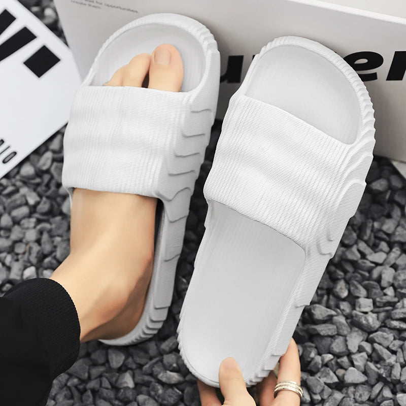 Soft Indoor House Slippers - Non-Slip Bathroom Sandals for Men & Women"