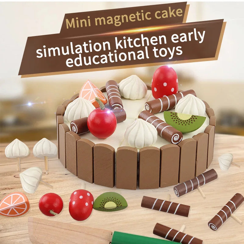 Kids' Wooden Cooking Toys: Educational Play Food Set for Baby & Toddler Birthdays