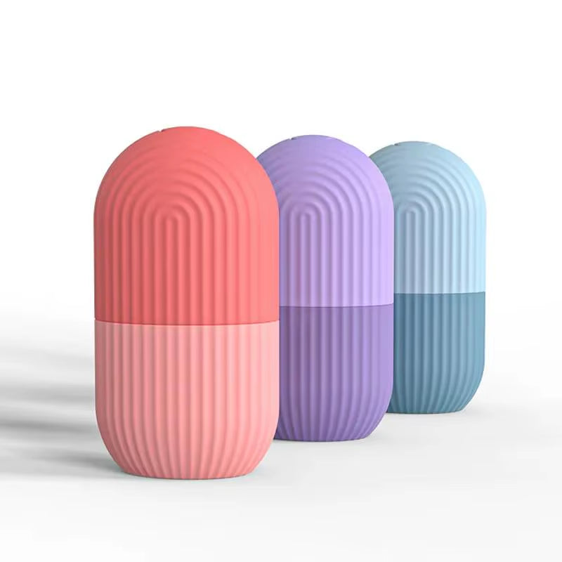 Silicone Ice Facial Massager Ball - Beauty Lifting Eye Roller Acne Treatment Tool
