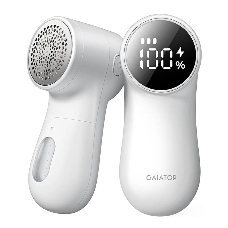 GAIATOP USB Rechargeable Fabric Shaver - Portable Clothes Lint Remover with LED Display