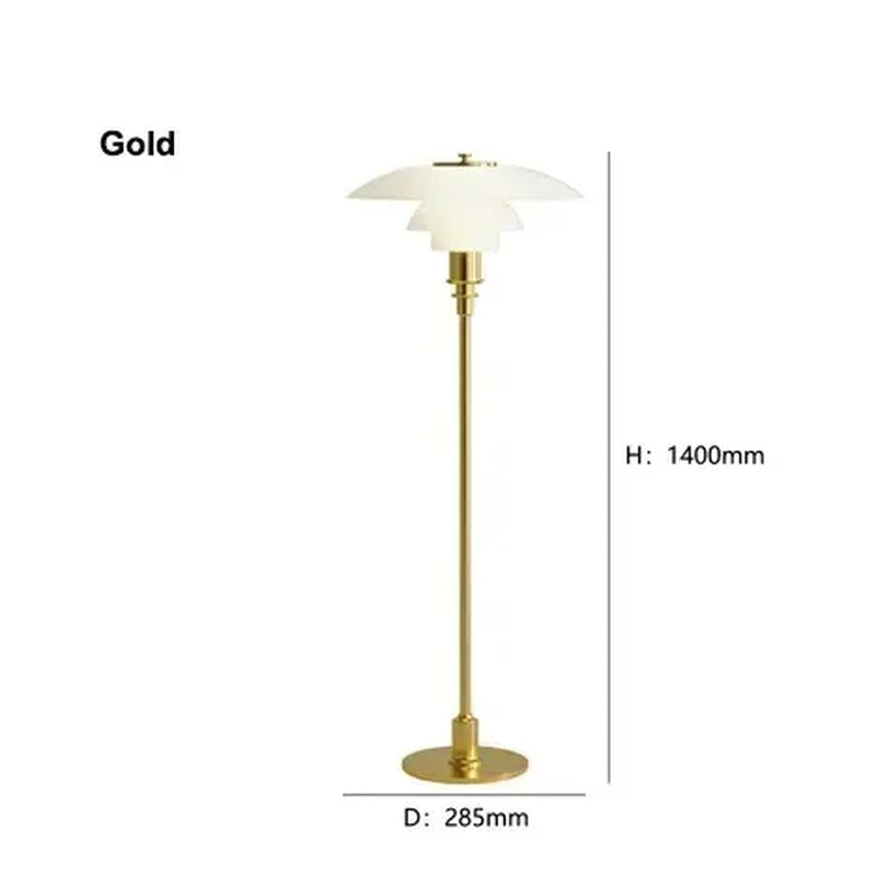 Scandinavian Glass Table Lamp – Modern Minimalist Lighting for Bedroom, Study & Living Room | Danish-Inspired Touch of Elegance