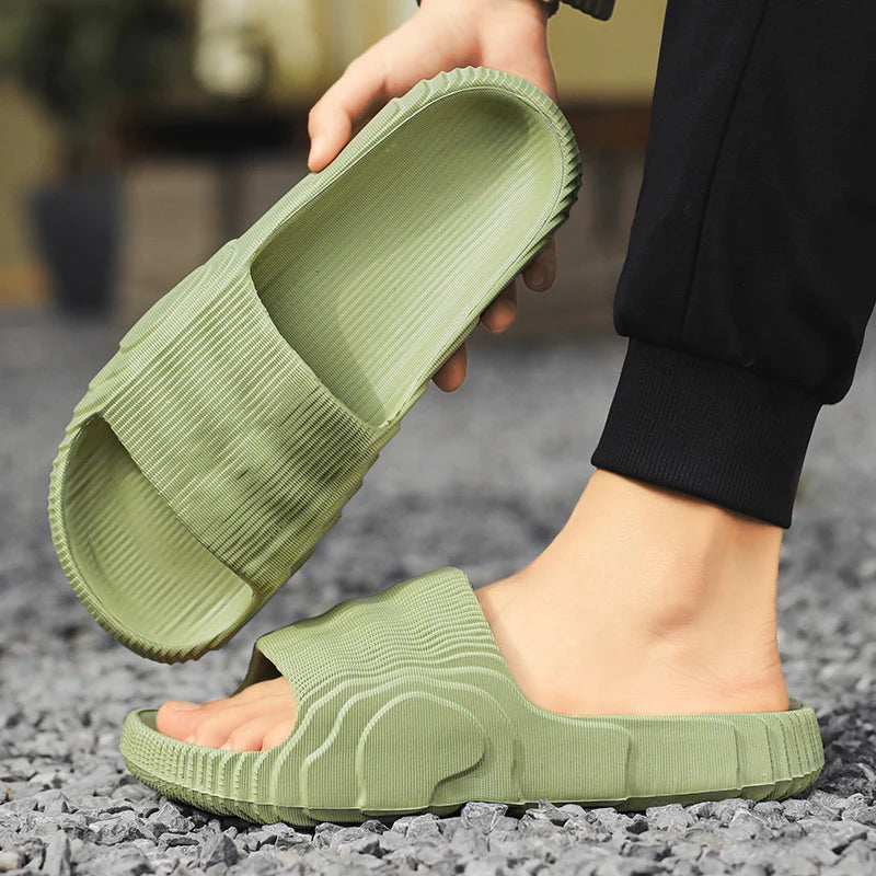Soft Indoor House Slippers - Non-Slip Bathroom Sandals for Men & Women"