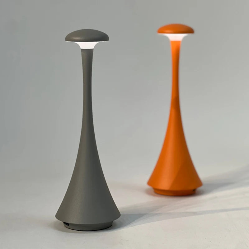 Designer Mushroom Touch Lamp - Cordless LED Bedside Atmosphere Light