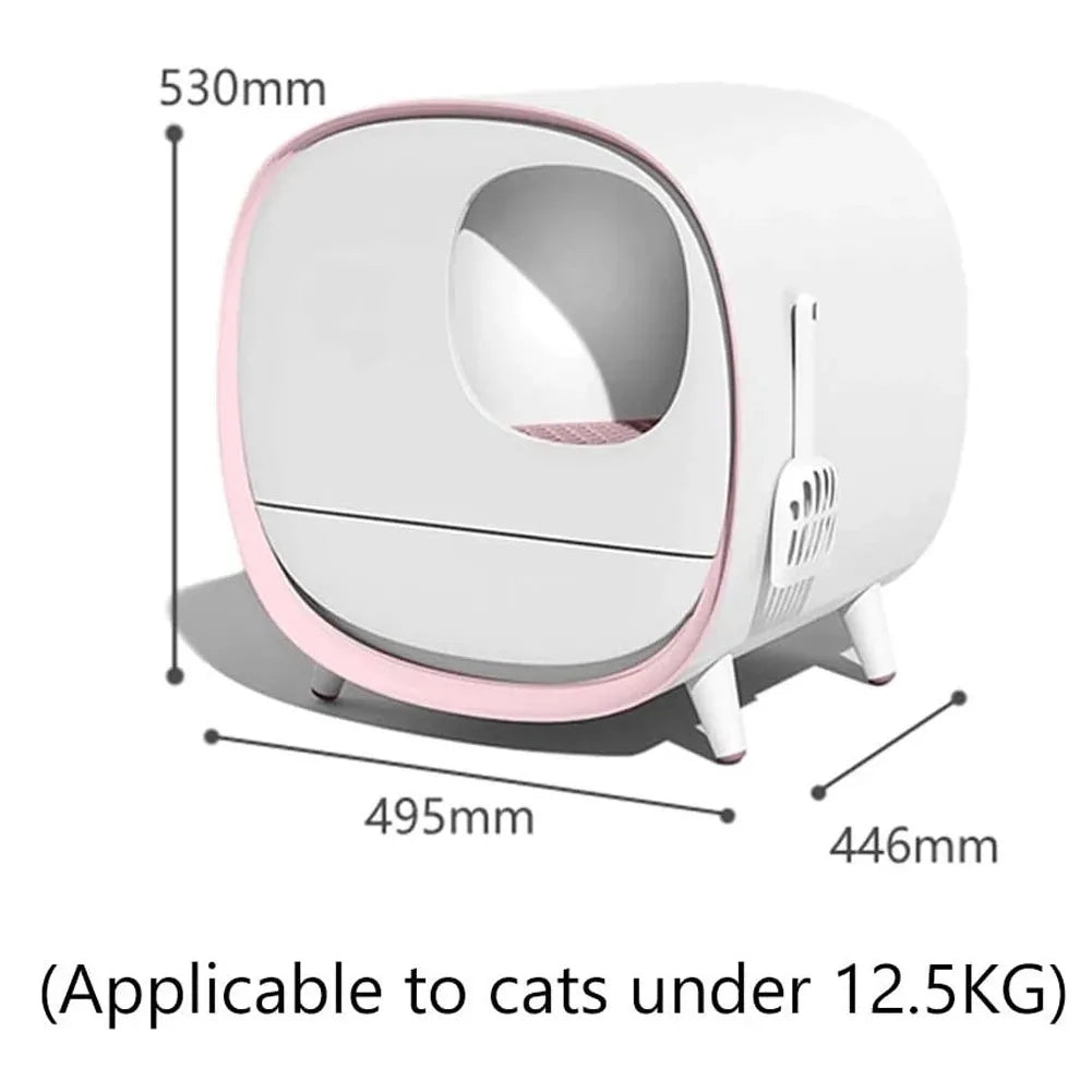 Automatische Katzentoilette Selbstreinigend - Smart Katzenklo mit Deodorant-Funktion