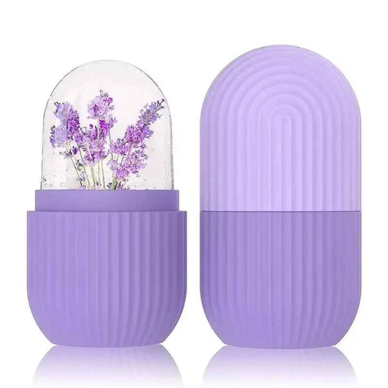 Silicone Ice Facial Massager Ball - Beauty Lifting Eye Roller Acne Treatment Tool