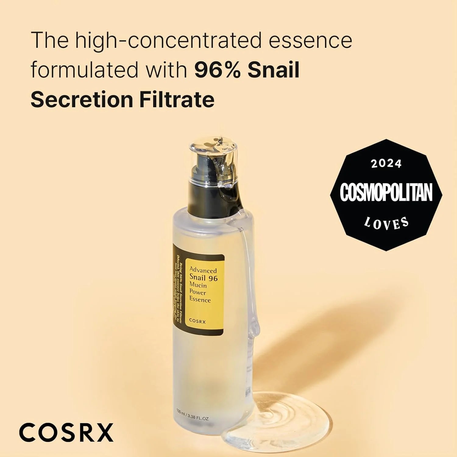 K-Beauty COSRX Advanced Snail 96 Mucin Power Essence | Hydrating & Repairing Facial Treatment